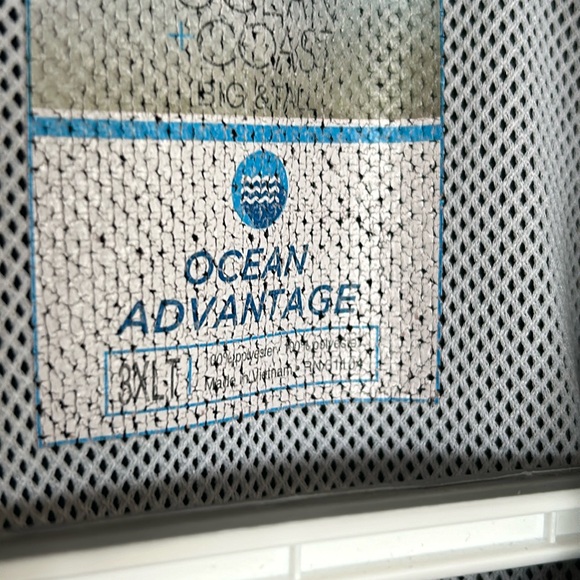 Men’s navy blue fishing shirt 3X - Picture 2 of 8